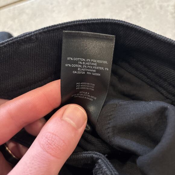 Wilfred Free Cargo Pants Womens Aritzia High Waisted Black Relaxed Sz 6 - Picture 3 of 8